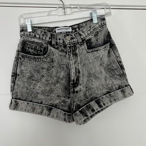 RARE American Apparel Acid Wash Shorts